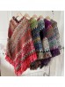 Boho Aztec Poncho W/ Fringes 